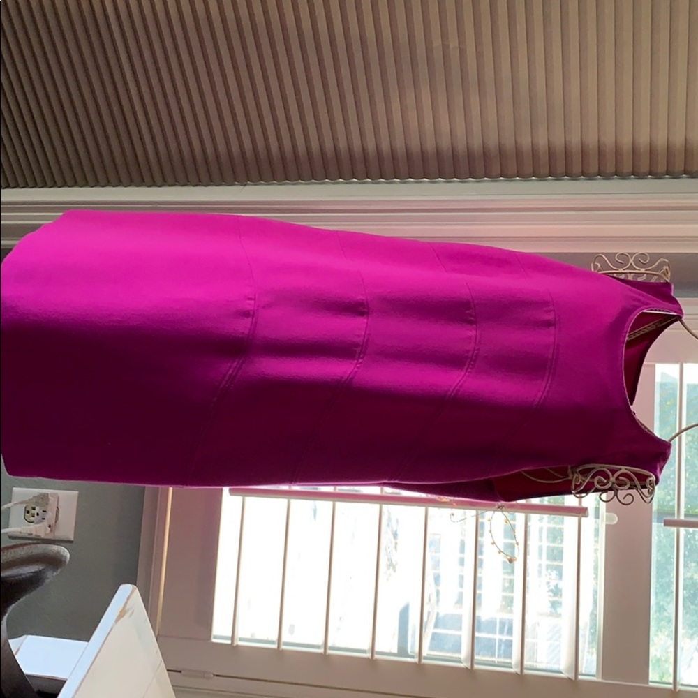 Ann Taylor fuschia ponte M dress